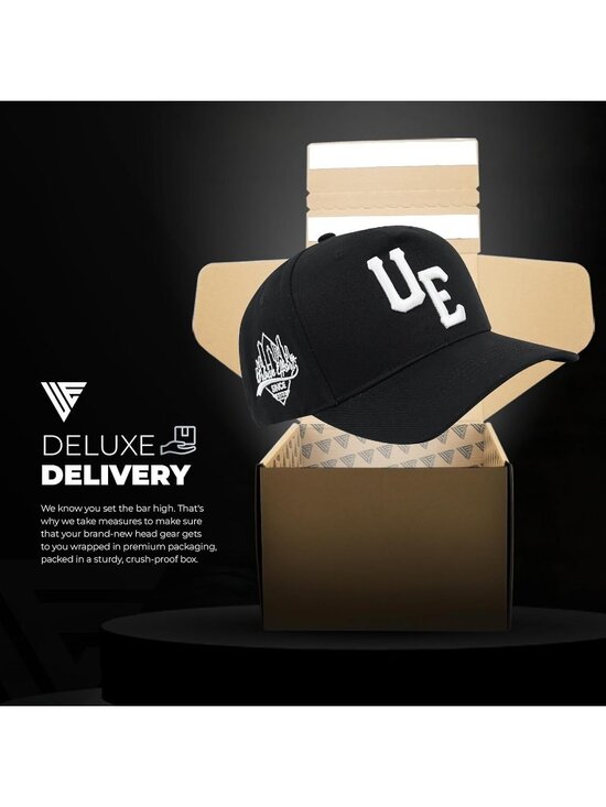Unisex Black Vintage Trucker Hat Baseball Snapback Closure Cap for Outdoors main image 5